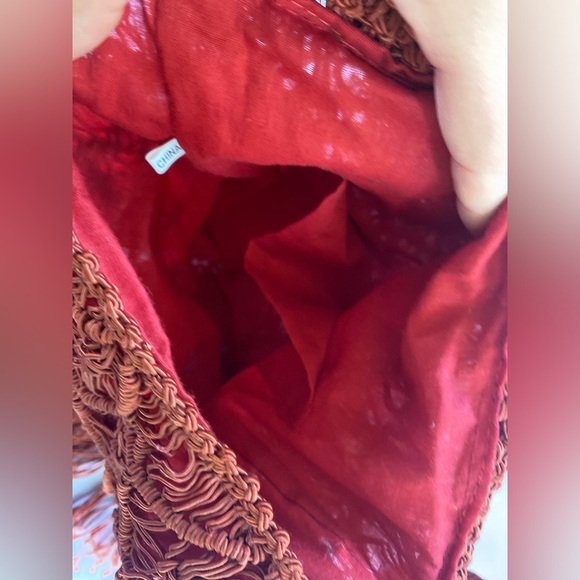 Fringe Crossbody Bag - Dark Red - Picture 6 of 13